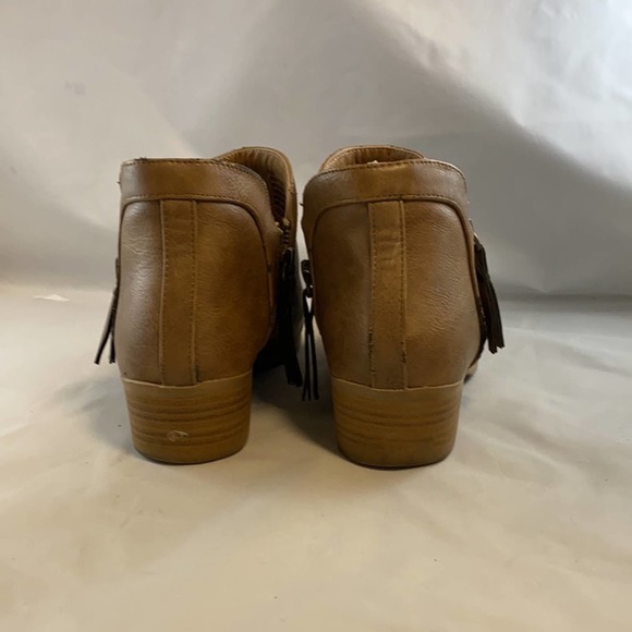 Just Fab Women's Light Brown Ankle Boots - Picture 5 of 8